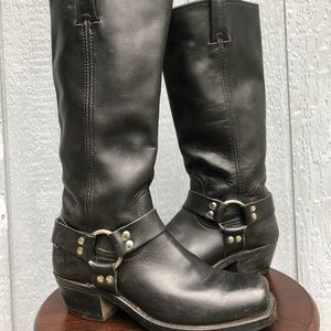 Frye Tall Harness 15R Leather Boots